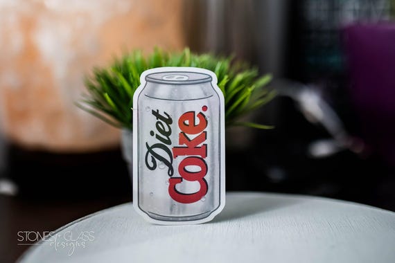 Diet Coke Sticker: Holographic Vinyl - Waterproof and Tear-Resistant