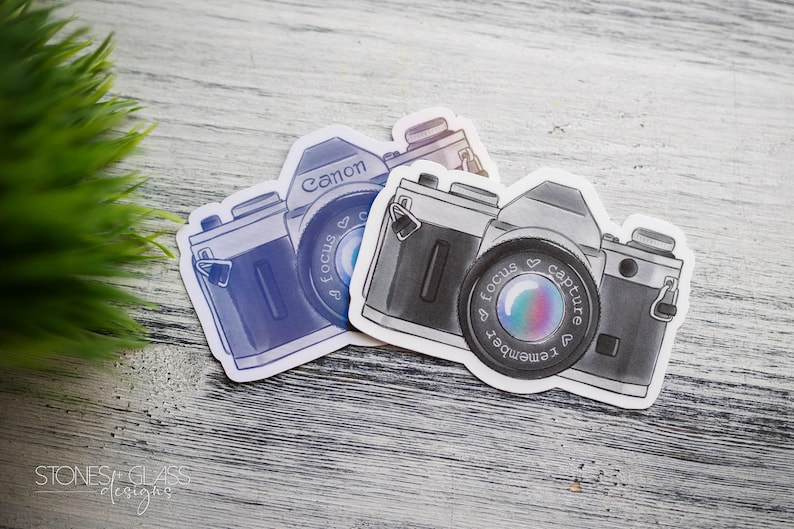 Canon AE-1 Camera SLR Sticker: Hand-drawn Design {waterproof ...