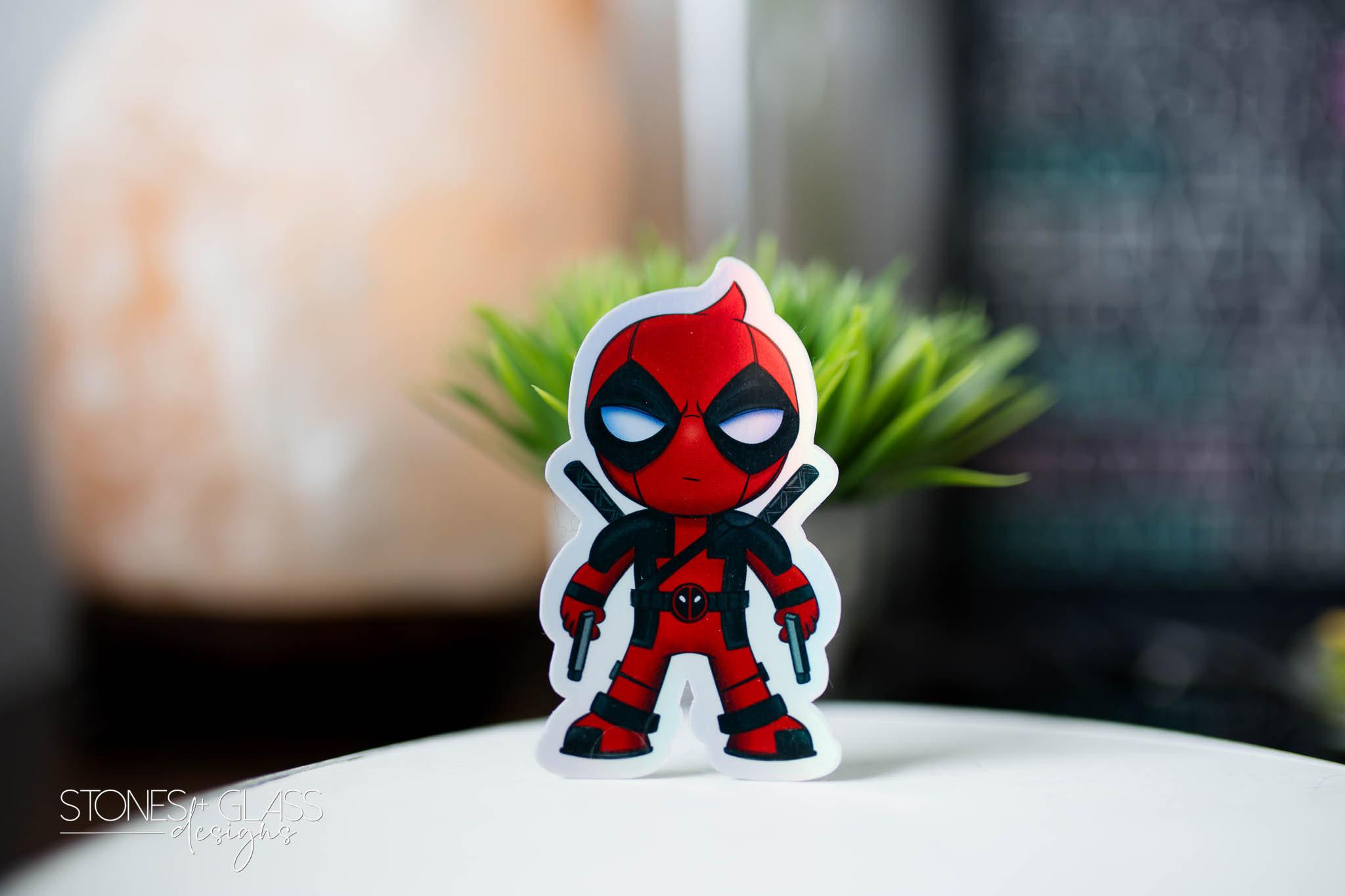 Deadpool Sticker: Hand-drawn Design {waterproof Holographic} - Etsy