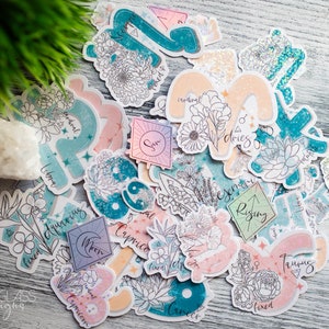 Stickers ~ Zodiac Astrology Astrological Symbols Horoscope ~ Original Illustration ~ Waterproof Holographic