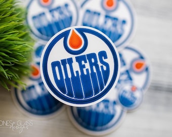 Edmonton Oilers Sticker - Hand-Drawn Matte Vinyl Decal