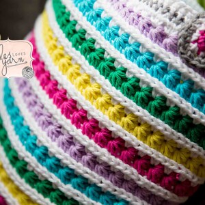 Rainbow Star Tote Bag ~ Crochet Pattern ~ Digital Download ~ PDF