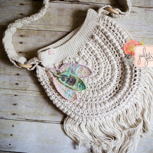 Endless Summer Boho Tasche ~ mit Boho Feder ~ Häkelanleitung ~ Digital Download ~ PDF