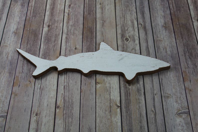 Reclaimed Wooden Shark Recycled Wood Shark Wall Art Wood | Etsy