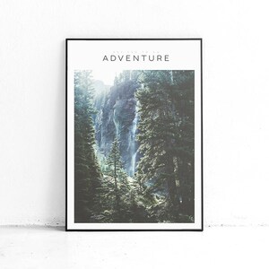 Printable Wall Art, Forest Wall Poster, Forest Art Print, Nordic Poster ...