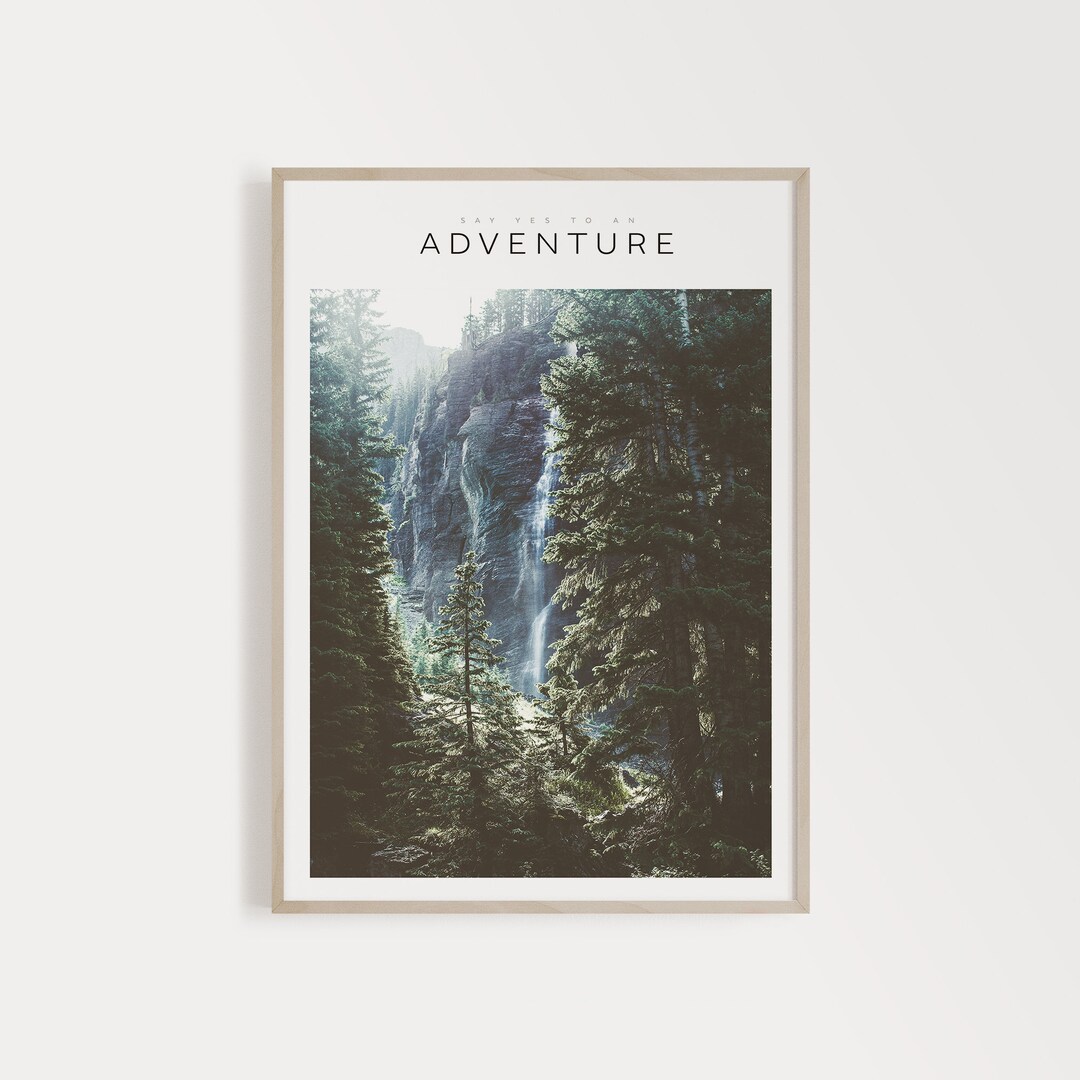 Printable Wall Art, Forest Wall Poster, Forest Art Print, Nordic Poster ...