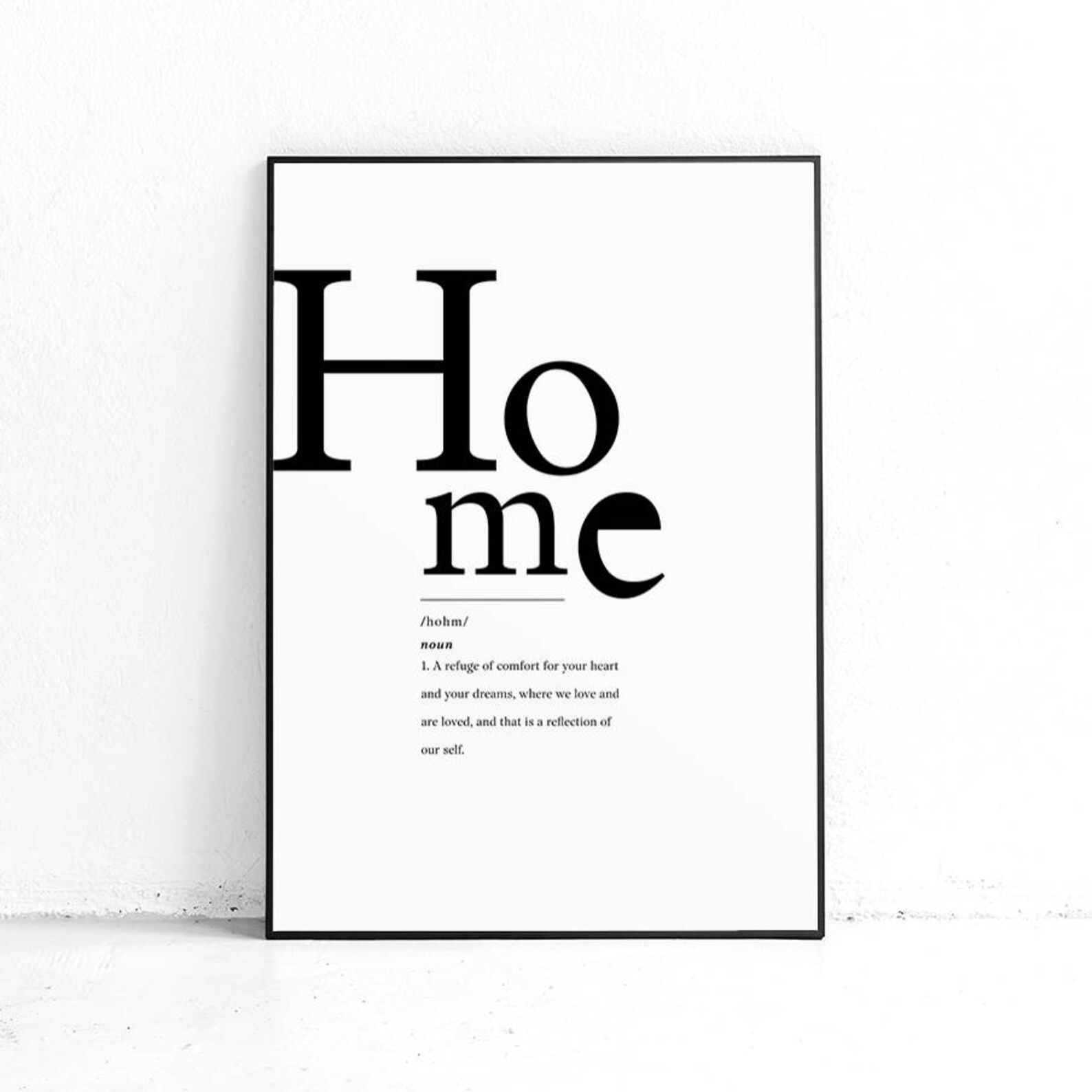 Home Definition Printable Wall Art Definition Print DIY Etsy UK