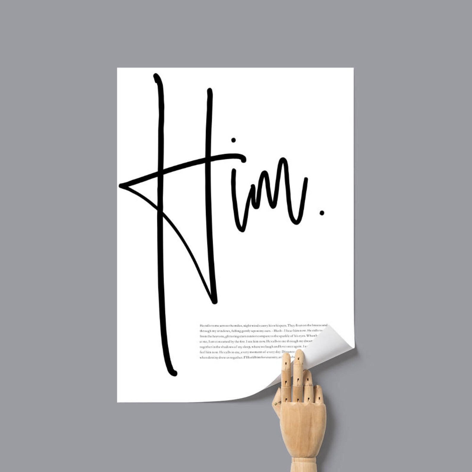 Printable Romantic Wall Art For Him Nordic Art Design Art Etsy