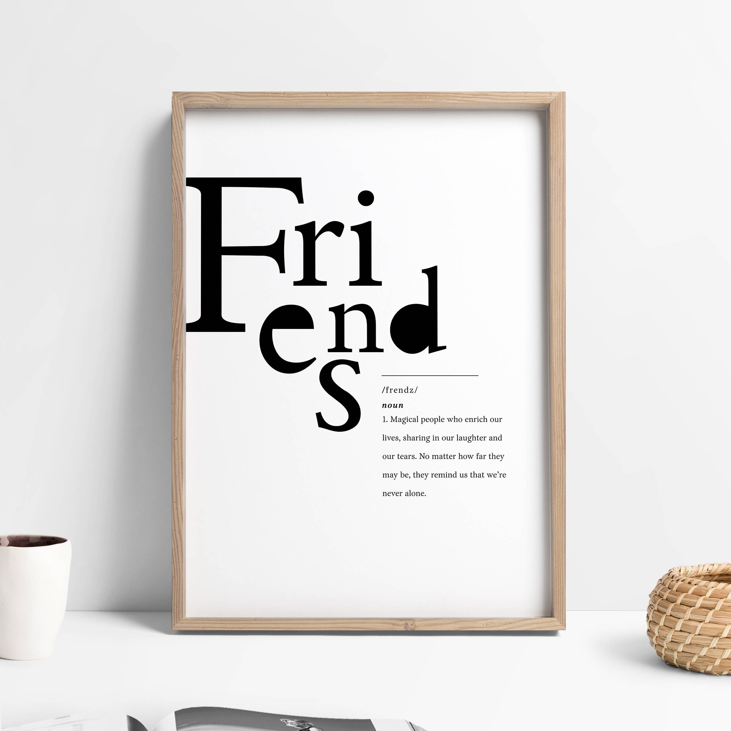 Friends Poster Instant Download Friendship Art Print Etsy España