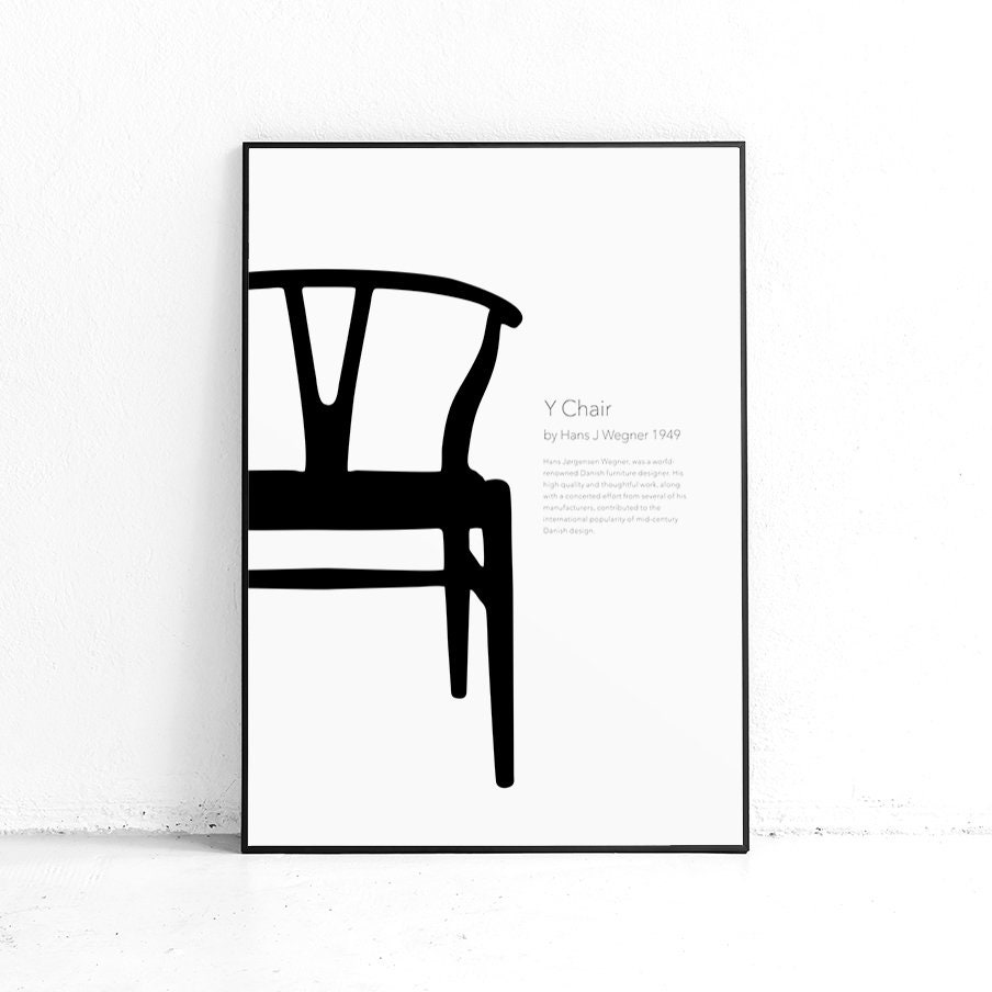 Printable Chair Wall Art Print Chair Print Decor Chair Art Etsy