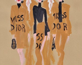 NYFW- Modeillustration, New York Kunstdruck, HGTV, Forbes Gift Guide, Upper East Side, The Carlyle, NYC