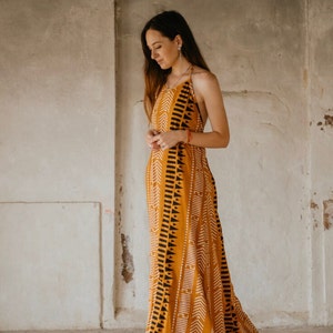 Elegante jurk Boho chique jurk, Maxi jurk, Boho lange jurk, open rug jurk, vrije maat, maxi jurk, Coachella kleding. afbeelding 8