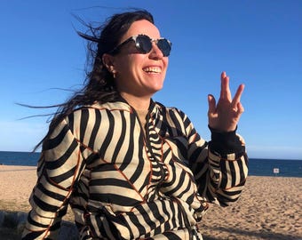 Indian Bomber jacket,boho jacket,Floral Print Bomber Jacket, Bomber jacket with floral print,Indian Silk bomber, Slow Fashion,Vintage Bomber