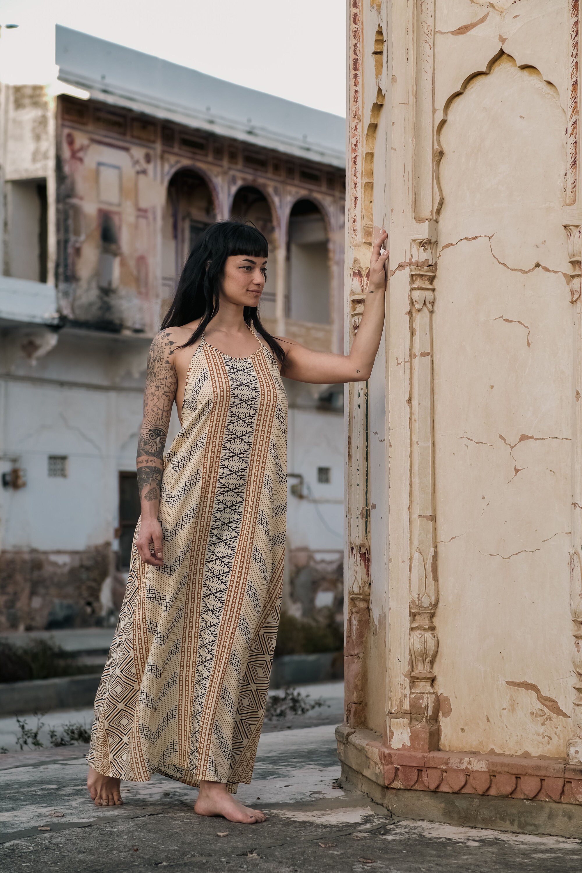 Vestido Tribal, Vestido Goa, Vestido Largo Boho, Vestido Con Espalda  Abierta, Talla Libre, Vestido Maxi, Ropa Coachella, Vestido Hippie Boho -  Etsy, image size:2000x3000