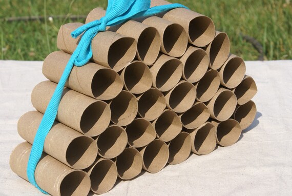 30 Empty Cardboard Toilet Paper Tubes Classroom Craft Etsy