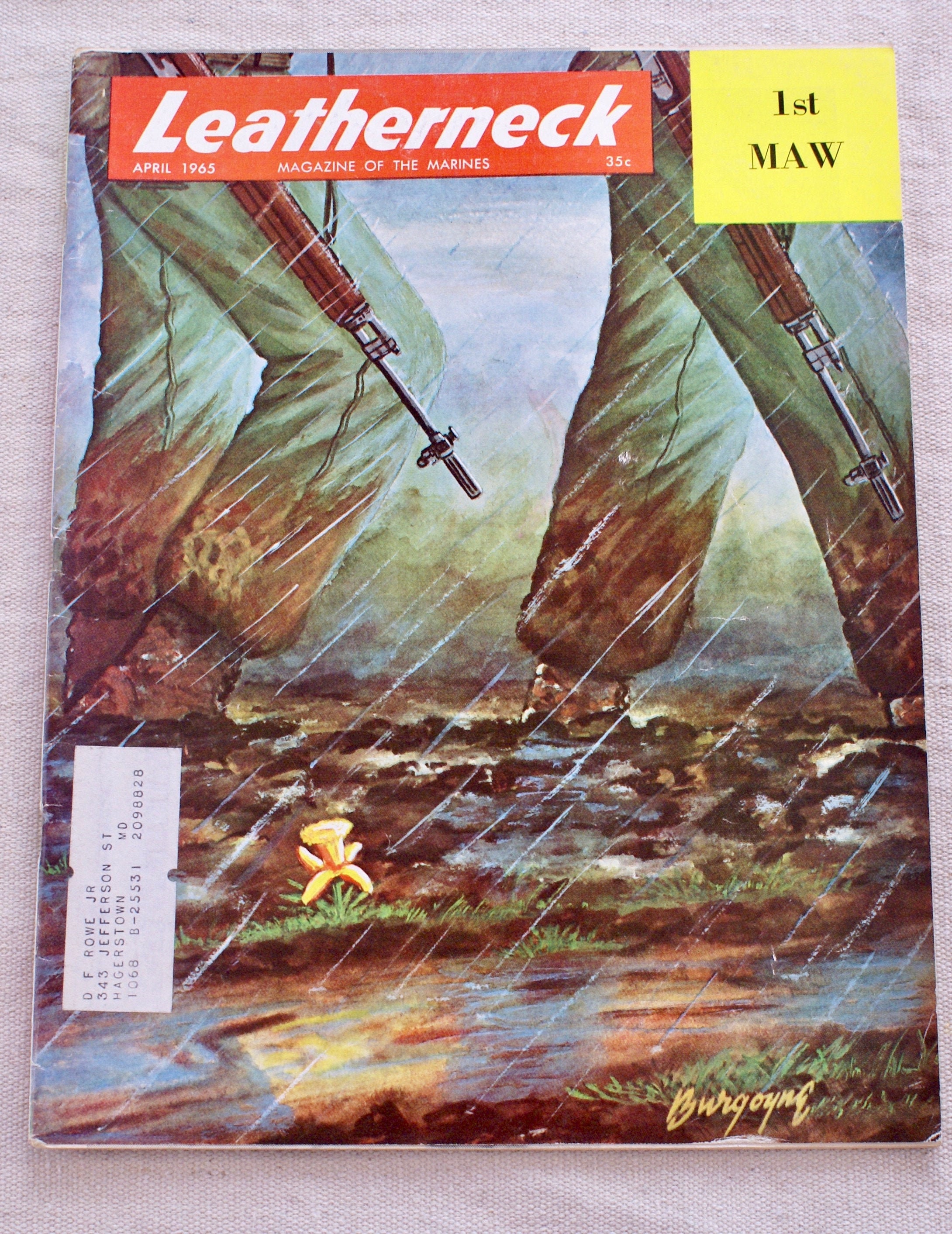 Leatherneck Magazine of the Marines April 1965 Vintage