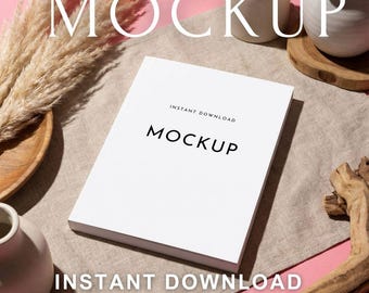 Pacote de Mockups de Capas de Livros em Formato Carta (8,5x11) para KDP, Publicações Independentes e Designers