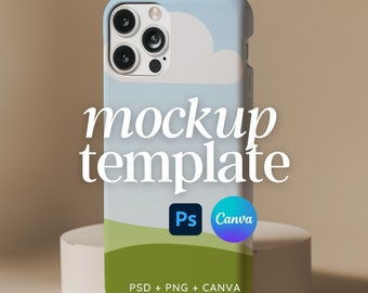 Phone Case Mockup, iPhone Case Mockups, iPhone snap Case Mockup PSD, Phone Case Mock Up canva, iPhone Cover Mockup canva png smart objects
