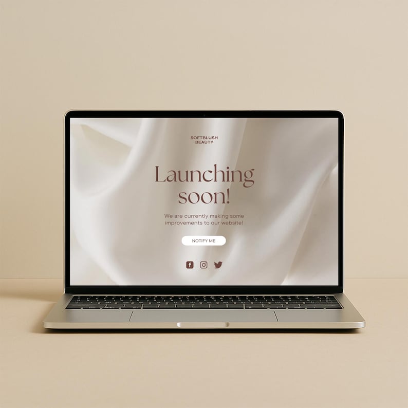 MacBook Laptop Mockup | Minimalistisk skrivbordsarbetsyta Skärm Mockup PSD | Webbplats- och varumärkesmall | Digital Apple-enhet Mockup för designer bild 8