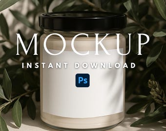 Printify Candle 9oz Mockup 9oz Candle Mockup Lifestyle Candle Mockup Print on Demand Candle Mockup Printify Candle Mockup