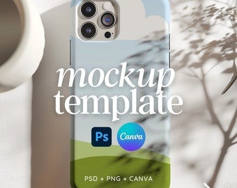 Phone Case Mockup, iPhone Case Mockups, iPhone snap Case Mockup PSD, Phone Case Mock Up canva, iPhone Cover Mockup canva png smart objects