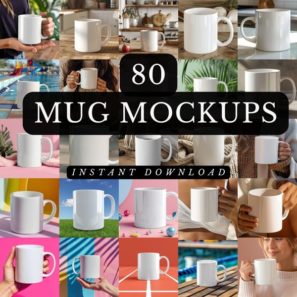 80+ White Ceramic Mug Mockup Bundle White Mug Plain Mockup Coffee Mug Mockup Ceramic Mug 11oz White Cup Mockup Bundle INSTANT DOWNLOAD MMB3