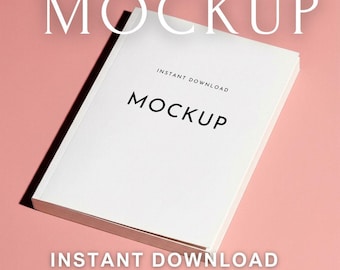 Pacote de Mockups de Capas de Livros em Formato Carta (8,5x11) para KDP, Publicações Independentes e Designers