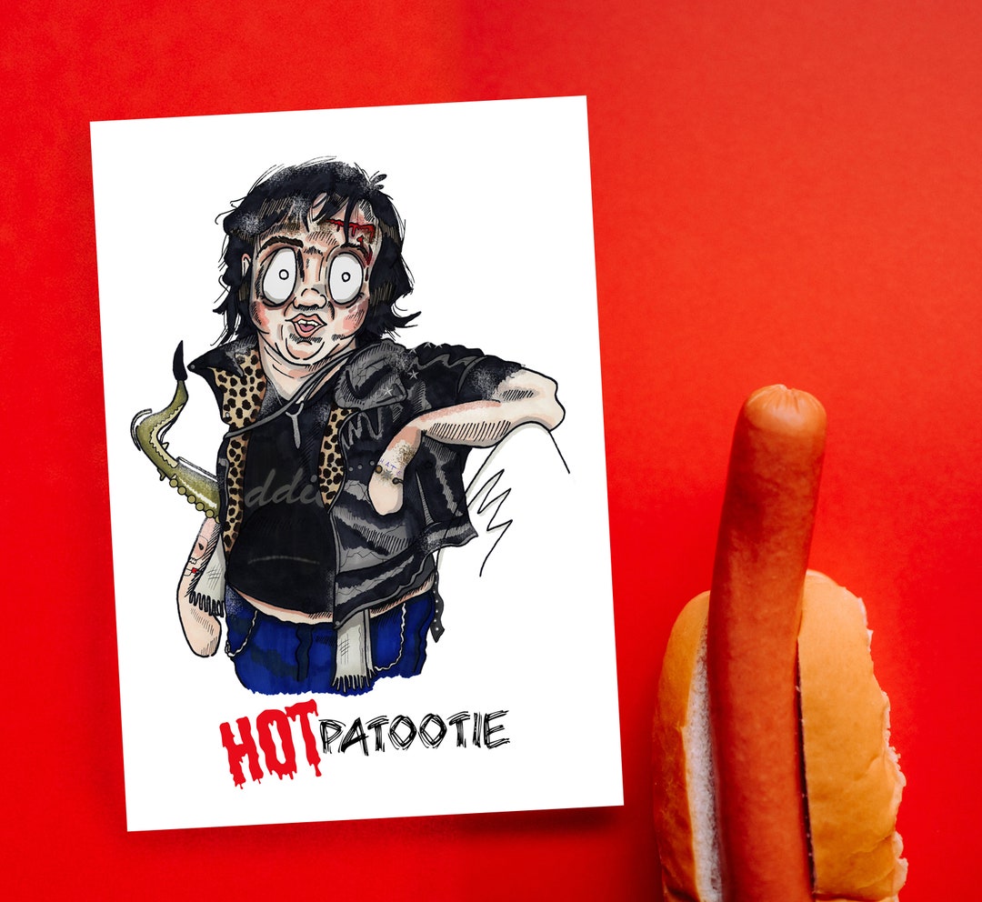 Rocky Horror Picture Show Eddie Inspired Card, Meatloaf, Musical, Hot Patootie, Lyrics, Film