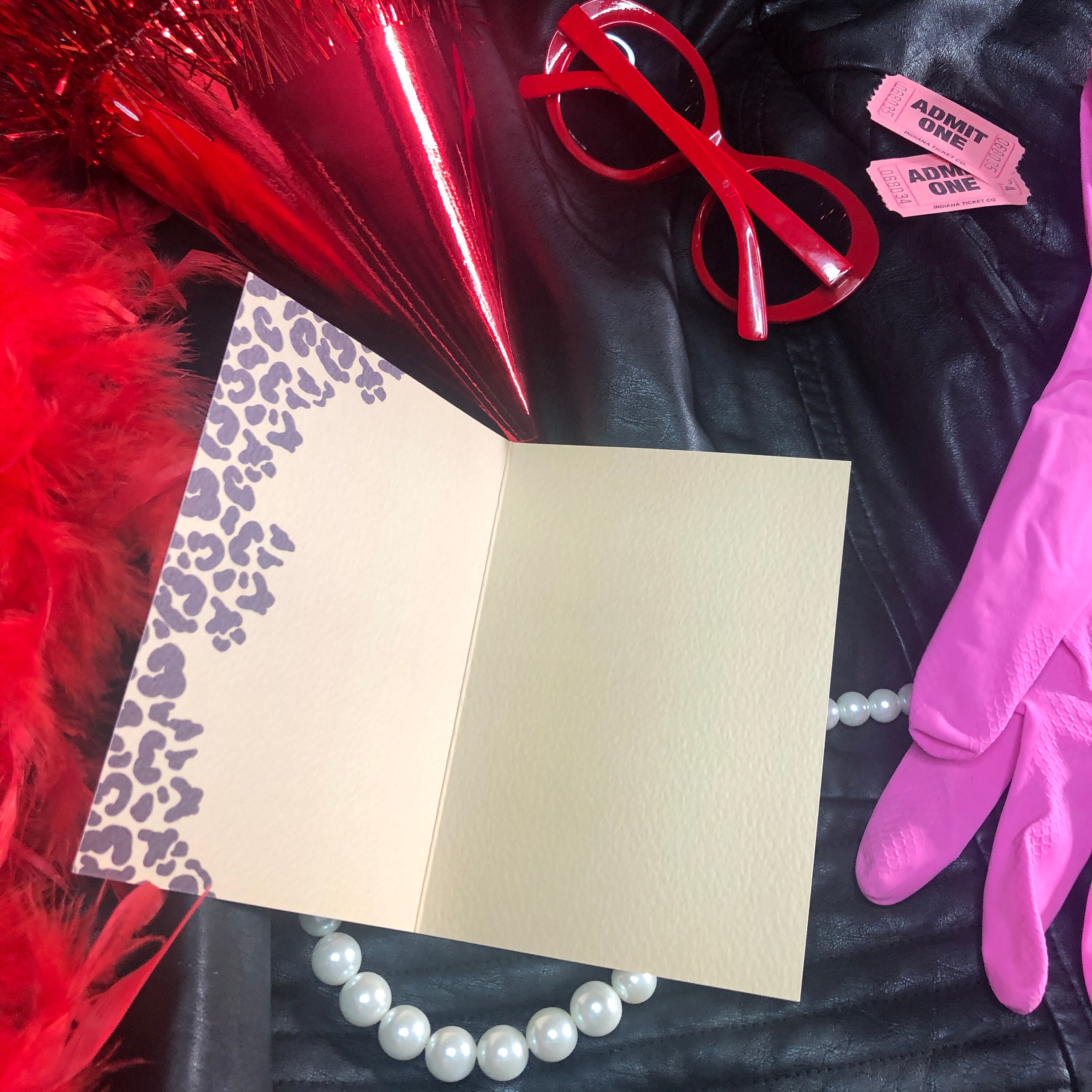 Rocky Horror Picture Show Eddie Inspired Card, Meatloaf, Musical, Hot Patootie, Lyrics, Film