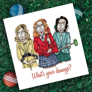 Heathers Inspired Card, What&#39;s Your Damage? Birthday Card, Friends, Occasion Blank, Quote, Broadway, Show, Veronica, Musical