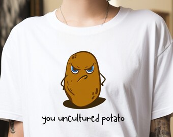 Funny Shirt - Potato T-Shirt, Sarcastic Spud, Snarky Humor Tee for Casualwear, Ideal Humor Gift