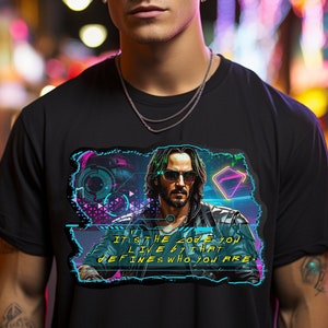 Johnny Silverhand Cyberpunk 2077 T-Shirt: Gamer Fan Apparel