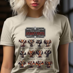 Cryptid T-shirt Funny Wendigo Graphic Tee for Quirky Mood, Perfect Gift for Cryptid Lovers & Folklore Fans