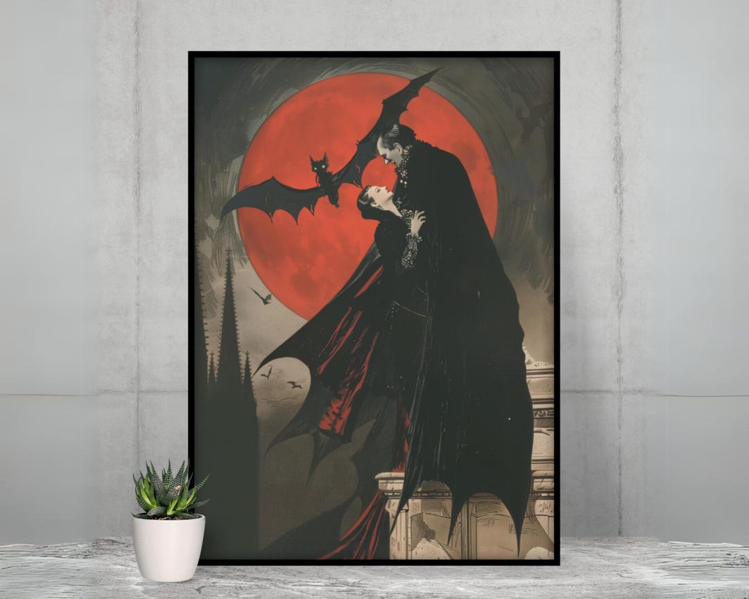 thumbnail interactive-video image 1 of Dracula 1992 Movie Poster – A3 Or A4 Size Classic Vampire Horror Art Print 1 of 4
