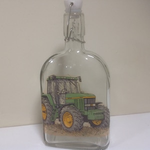 John Deere 500ml Sloe Gin /Preserve Flip Top Flasche