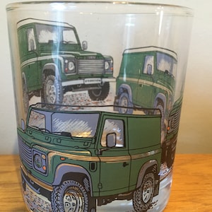 Landrover Defender 90 Designs on Large Heavey Base Tumbler