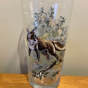 Fox Designs Gedrukt op 1pt gehard conisch glas VAATWASSERBRANDER