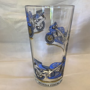 Honda Fireblade Motorbike Designs Printed on 1PT Conical Toughned Glass