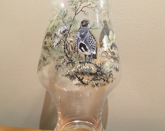 Partridge Designs on Fine Rim 1pt Craft Beer Glass