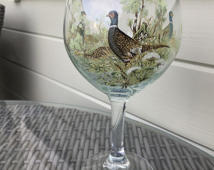 Parrot Wine Glasses Etsy