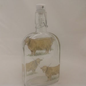 Highland Cow Slo Gin Bottle