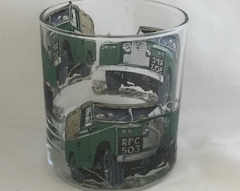 Designs da Série 2 da Land Rover em copo grande e pesado para uísque/bebida alcoólica