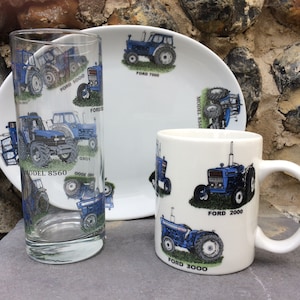 ヴィンテージ　FORD トラクターとトレーラー セット FORD] Ford 4600 Tractor 3-cylinder diesel engine sound A