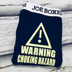 Funny Underwear for Groom – 'Choking Hazard' Wedding Gift