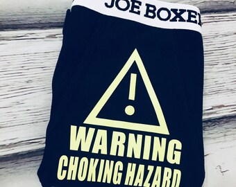 personalized choking  boxer briefs, funny mens boxers, Valentines gift for husband, Valentine gifts for boyfriend, mens underwear, best