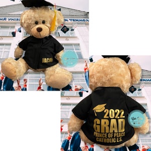 Graduation bears, bears for grad, gift for grad, gift for graduation, grad 2025, grad bear, grad gift, personalized bear, personalized gift