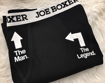 personalized the man the boxer briefs, funny mens boxers, Valentines gift for husband, Valentine gifts for boyfriend, mens underwear, best