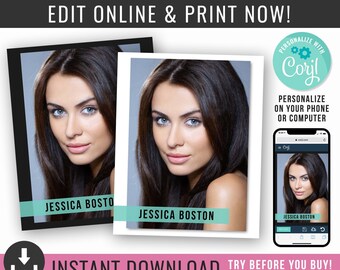 Acting Headshot Template | 8x10 Headshot Template | Actor Headshot Design | Professional Headshots Template | Actor Headshots | Frame