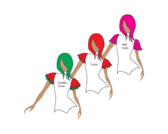 Child Short Flounce PDF Pattern