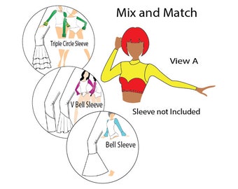 Child Crop Top Sweetheart